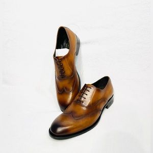 Bloomingdale's Exclusive Dylan Gray Fortuno Cognac Oxford Men's Shoes, Size:US10